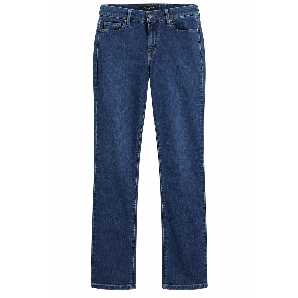 Calvin Klein Jeans Straight Leg Stretch Denim 30/10 Blue Dark Wash Classic